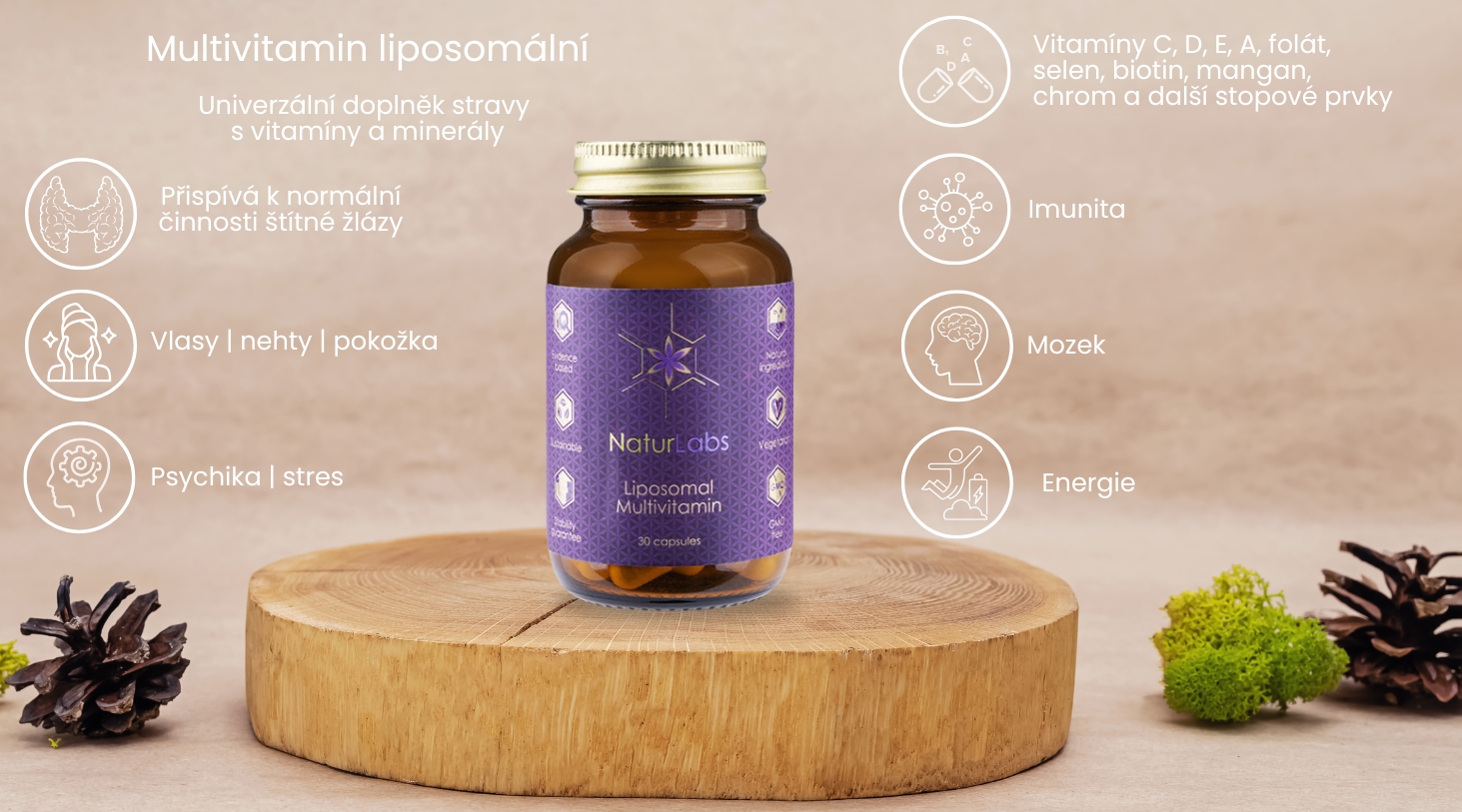 Multivitamin liposomální